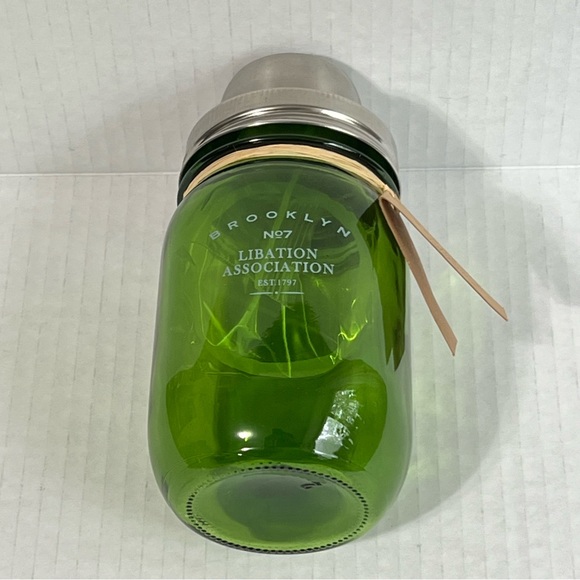 Brooklyn Libation Association 5 Piece Cocktail Mason Jar Shaker Bartendender Set - Picture 8 of 16